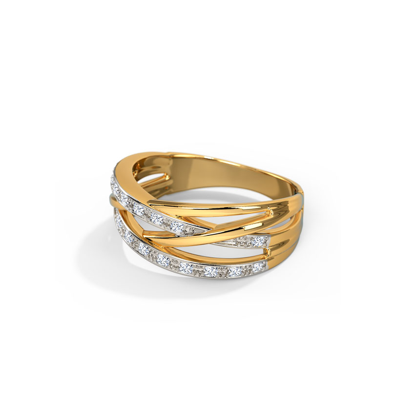 Malabar Gold and Diamonds Yellow Gold Ring - Imagen 3
