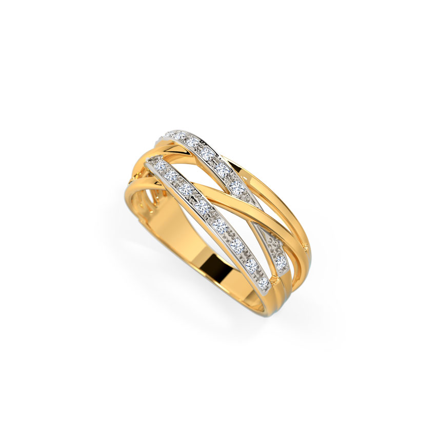 Malabar Gold and Diamonds Yellow Gold Ring - Imagen 4