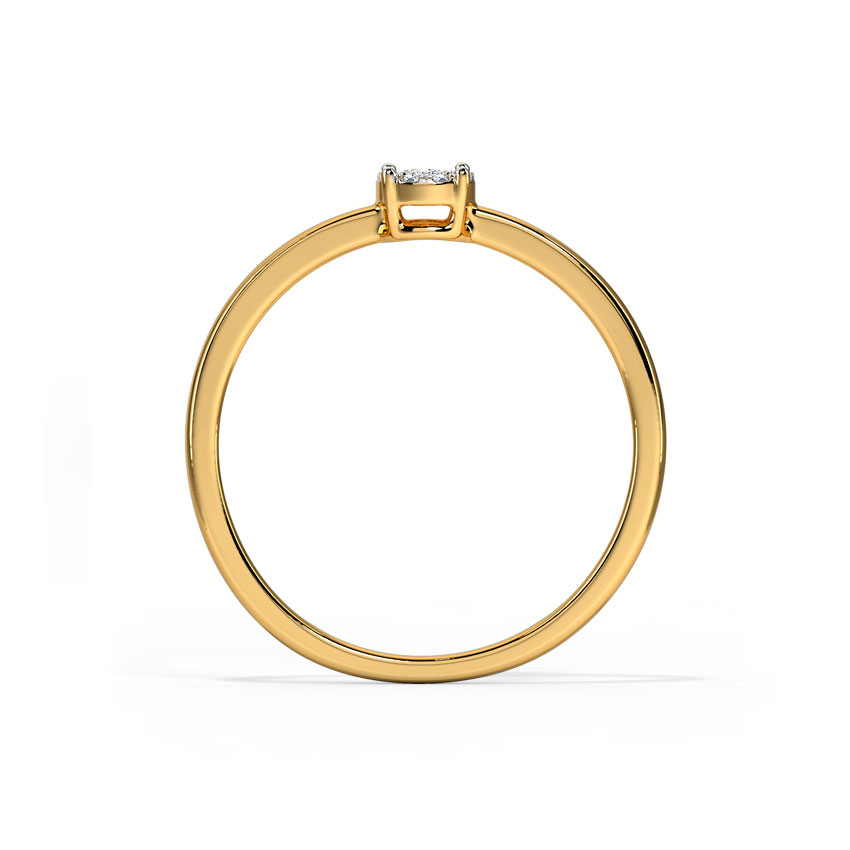 Kisna Real Diamond Jewellery Gold Diamond Ring - Imagen 2