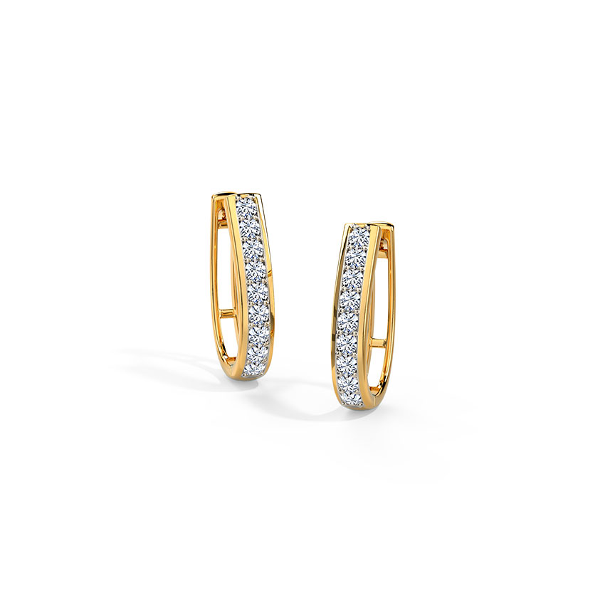 The Tamasvini Gold and Diamond Nosepin for Women - Imagen 4